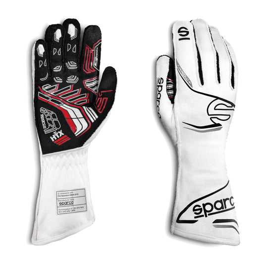 001319 Sparco ARROW+ Racing Driver Gloves High Spec HTX Pre-Curved FIA Fireproof