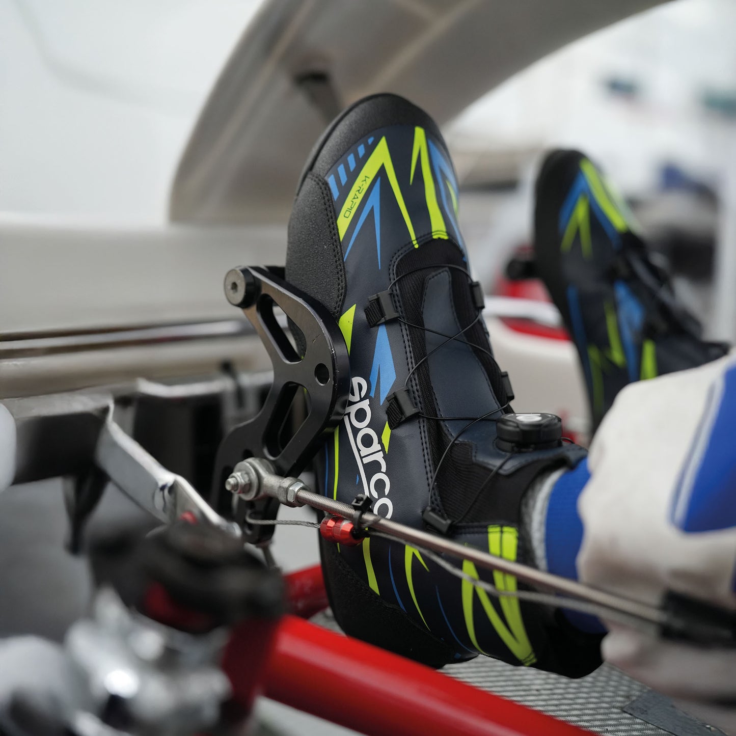 2025 Sparco K-RAPID Karting Boots Shoes New Rotor Closure FIA 8877 Approved Spec