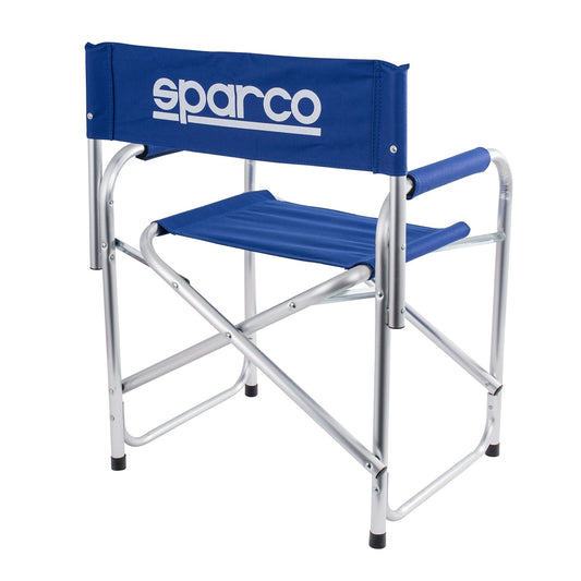 Sparco Paddock Chair Lightweight Aluminium Frame Motorsport Hospitality Racing