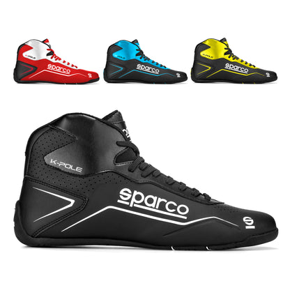 001269 Sparco K-Pole Kart Boots Race Karting Shoes in 6 Colours Sizes EU 26-48