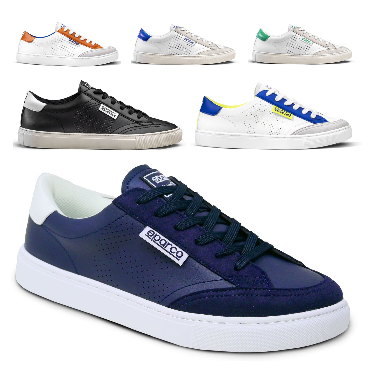 0012B3 Sparco S-TIME Shoes Smart Casual Sneakers Trainers Leisurewear Sports