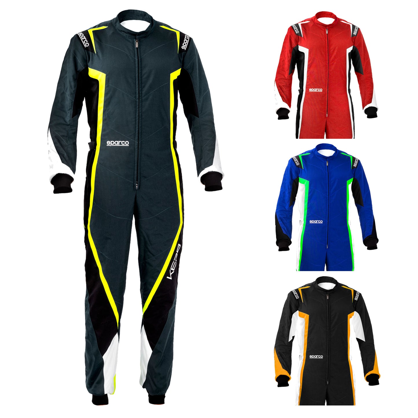 002341 Sparco Kerb Kart Suit Karting Racing (CIK-FIA Level 2) Kids & Adult Sizes