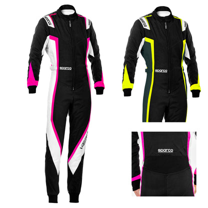 002341 Sparco Kerb Ladies Kart Suit Karting Go-Kart Spec for Women Female Girls