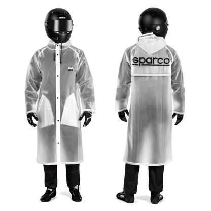 Sparco RAINCOAT EVO Karting Jacket Wet Weather Coat Paddock Mechanic Pitcrew