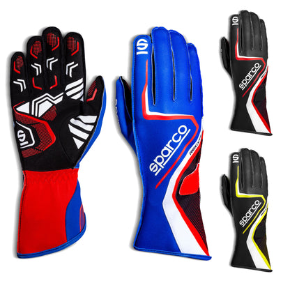 002555 Sparco Record Karting Gloves Kart Go-Kart Racing Sizes 7-13 All Colours