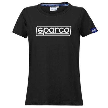 Sparco Frame Ladies T-Shirt Classic Design in Cotton 2 Colours in Womens & Girls