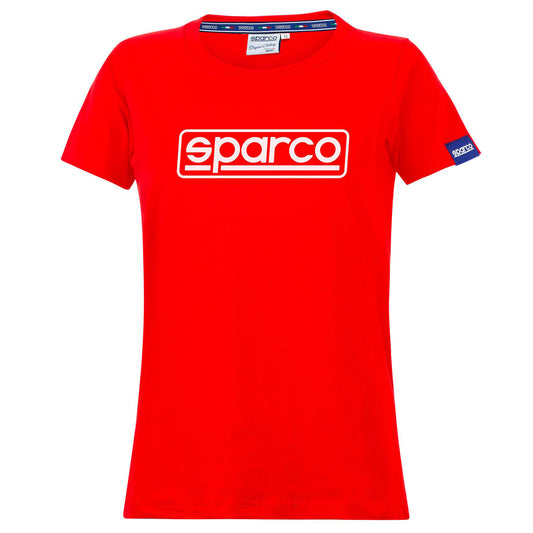 Sparco Frame Ladies T-Shirt Classic Design in Cotton 2 Colours in Womens & Girls