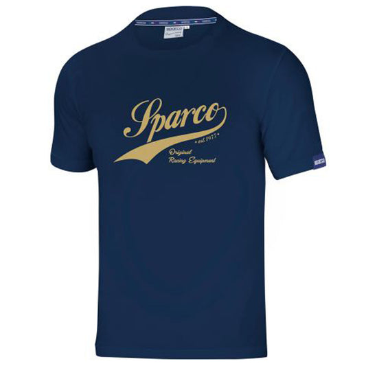 01326 Neues 2023 Sparco Vintage Retro Logo T-Shirt Herrengrößen S-XXL aus Baumwolle