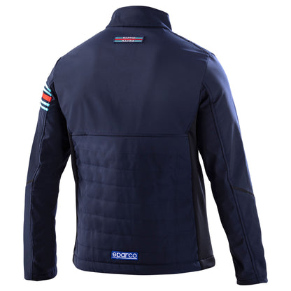 Sparco Martini Racing Softshell Fleece Jacket Coat in 3-Layer Technical Fabric