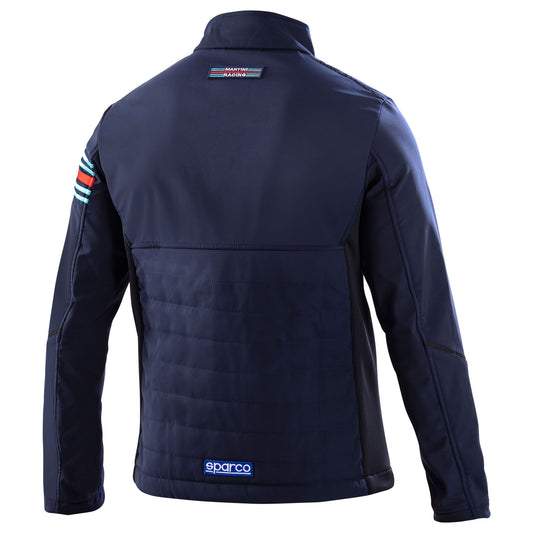 01363MR Nouveau Sparco Martini Racing Softshell Fleece Jacket Manteau Technique 3 couches