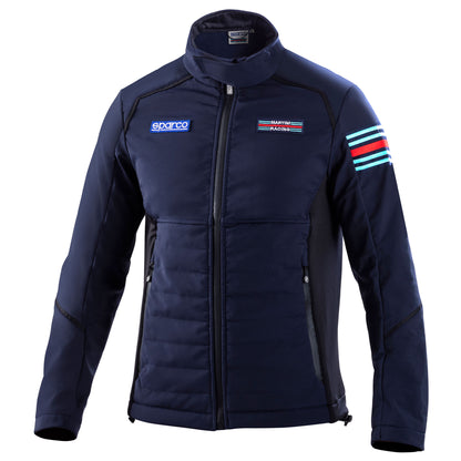 Sparco Martini Racing Softshell Fleece Jacket Coat in 3-Layer Technical Fabric