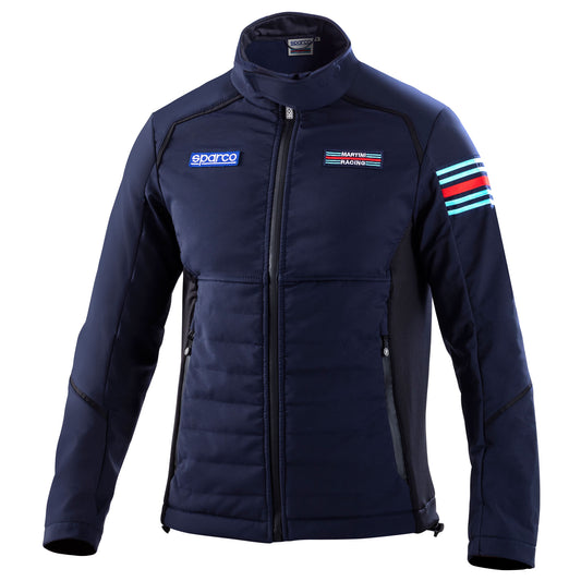 01363MR Nouveau Sparco Martini Racing Softshell Fleece Jacket Manteau Technique 3 couches