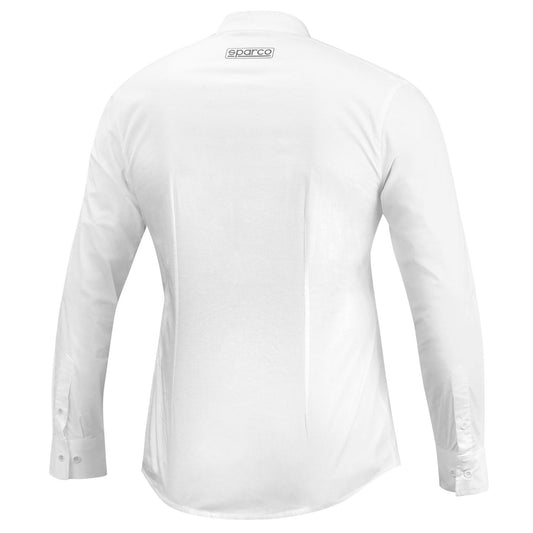 01368 Nouveau 2023 Sparco Mens Smart Chemise à manches longues en coton blanc