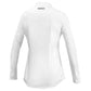 Sparco Racing Ladies Long Sleeve Shirt Full Collar White Cotton Womens Girls