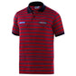 Sparco Martini Racing Polo Shirt Striped Design 100% Cotton Mens Sizes S-XXL