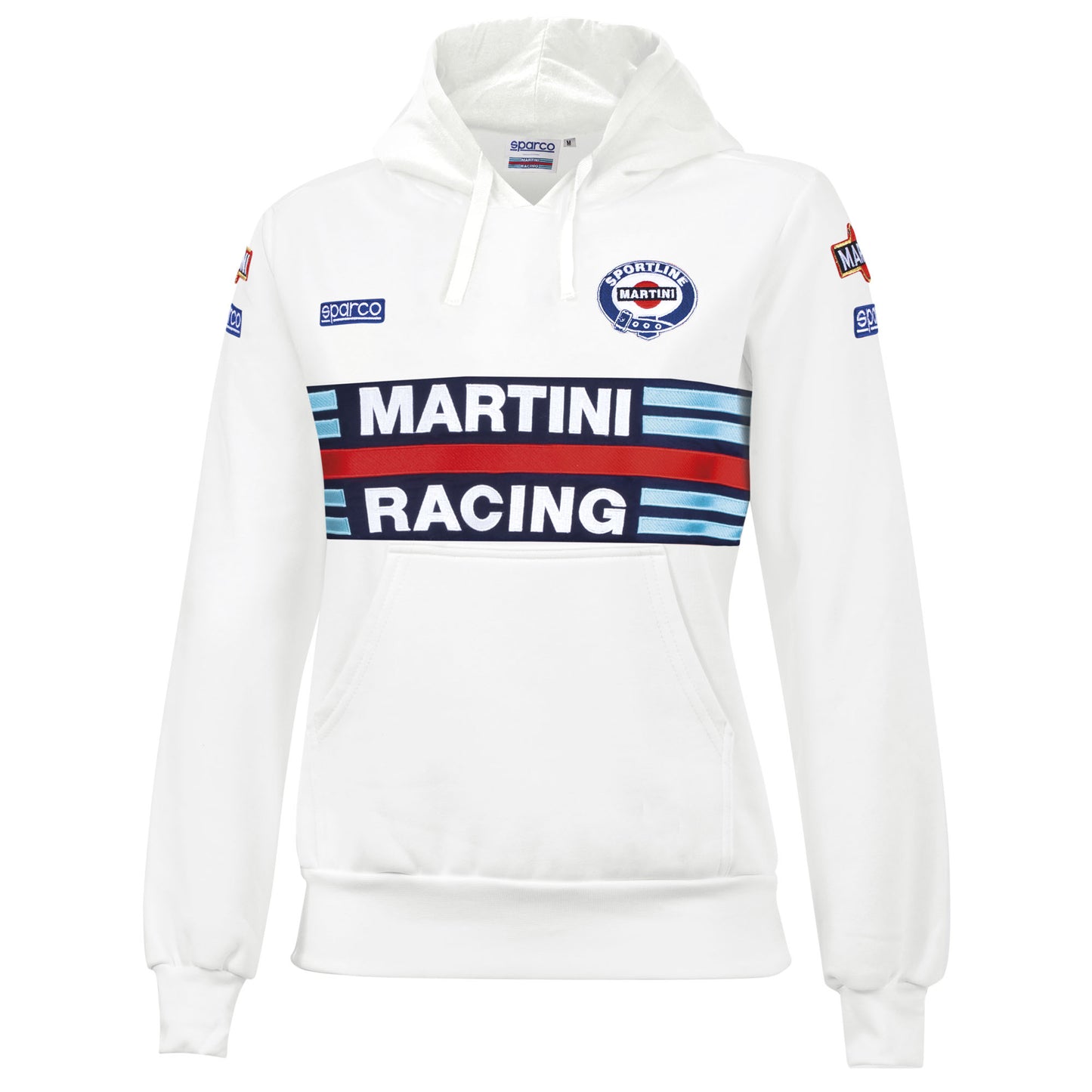 Sparco Martini Racing Ladies Hoodie Hoody Lancia Rally Team Womens Girls Sizes