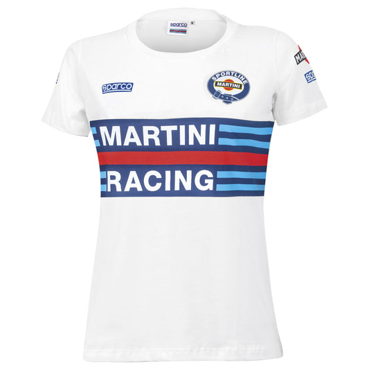 01398MR Nouveau 2023 Sparco Martini Racing T-shirt pour femme en tailles femmes et filles