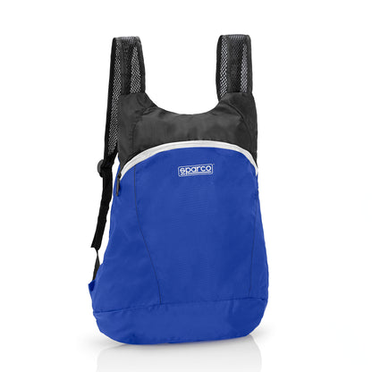 Sparco Racing Foldable Travel Backpack Race Kit Bag Blue/Black Genuine Product
