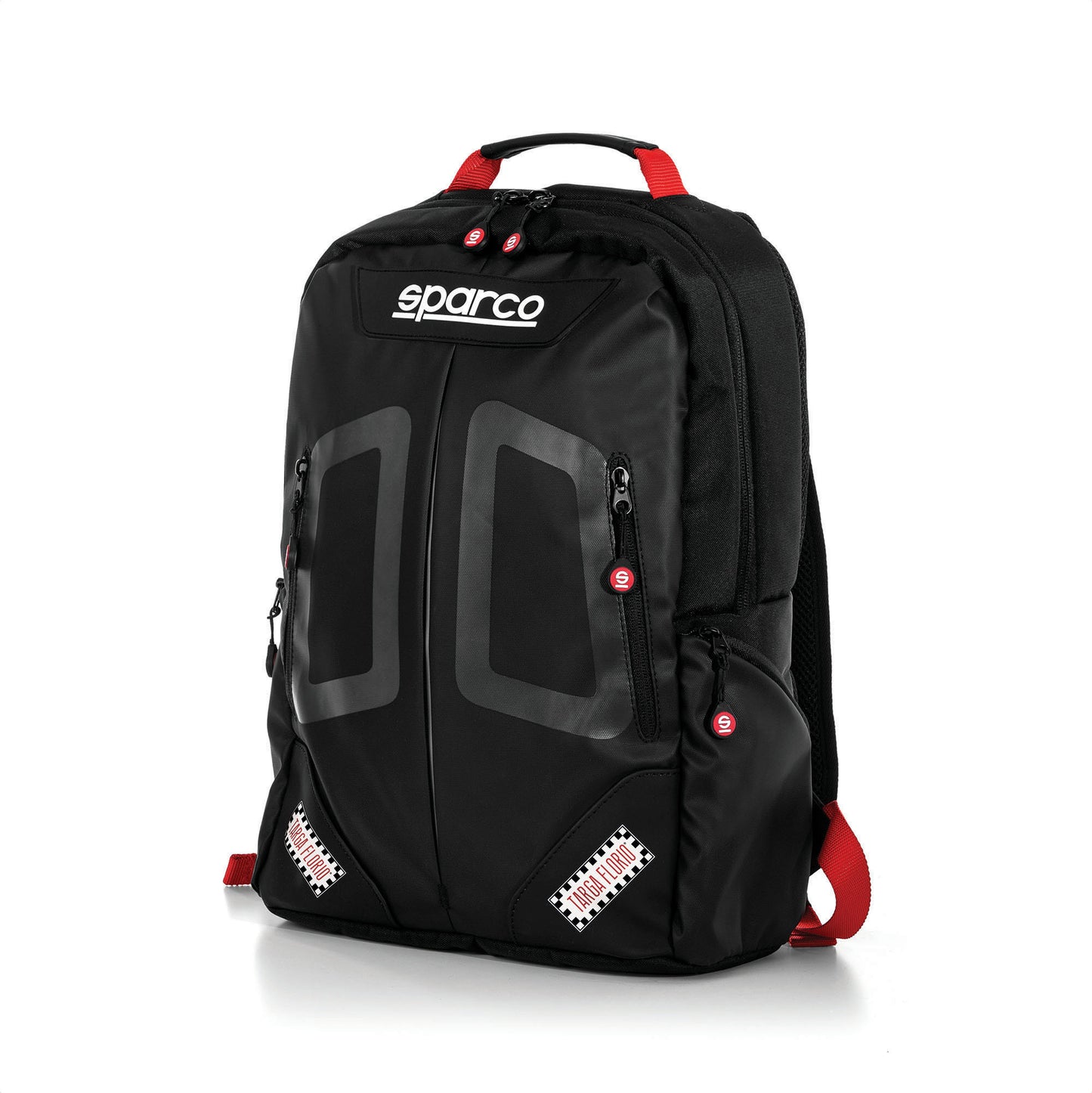 Sparco Targa Florio Stage Backpack Rucksack Bag Soft Touch Fabric Made in Italy