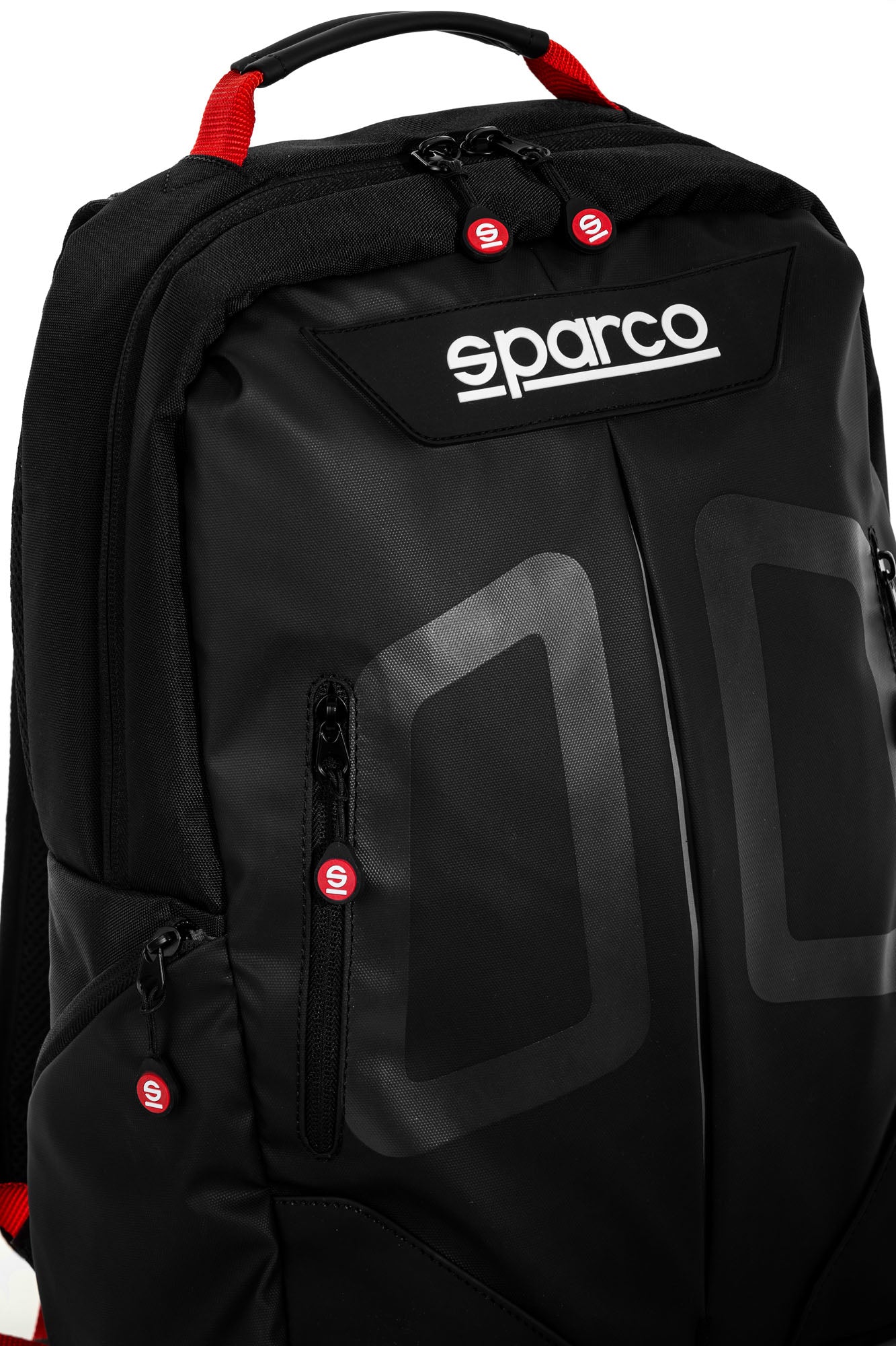 New discount Sparco Stage 16L Adjustable Shoulder Strap Backpack Rucksack Black/Red