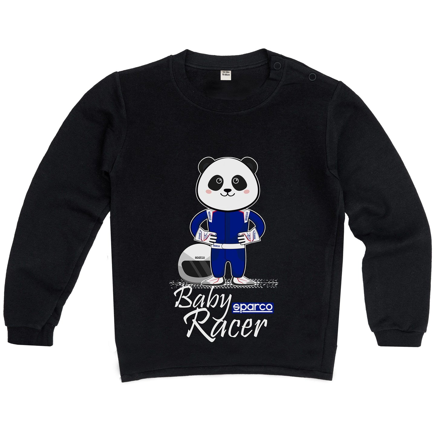 Sparco Baby Racer Sweatshirt Kids Jumper Pullover for Child Ages 6-24 Months