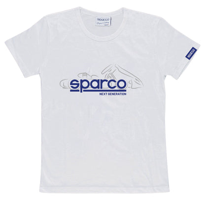 Sparco NEXT GENERATION Kids Karting T-Shirt Child Junior 100% Cotton 3-11 Years