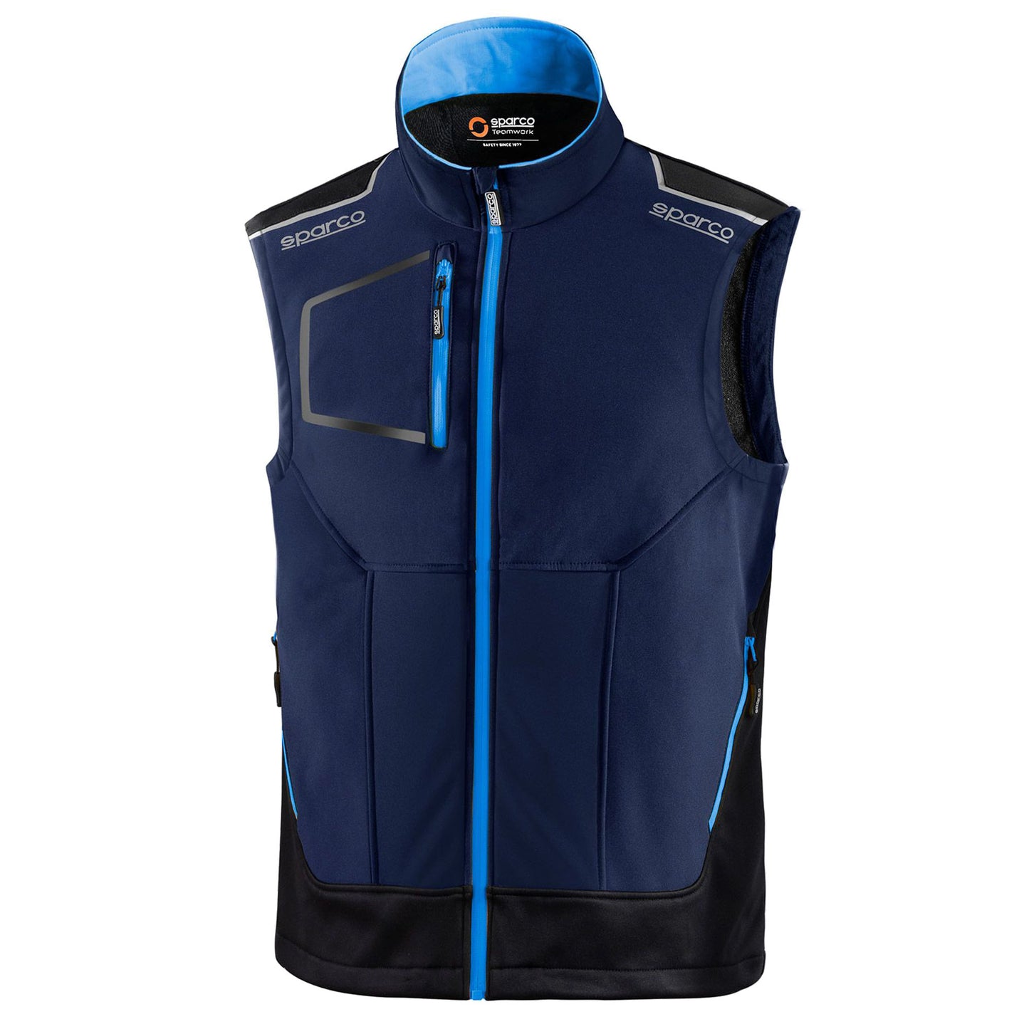 02419 Nouveau gilet technique Sparco 2023 pour mécanicien Workwear Pitcrew Team