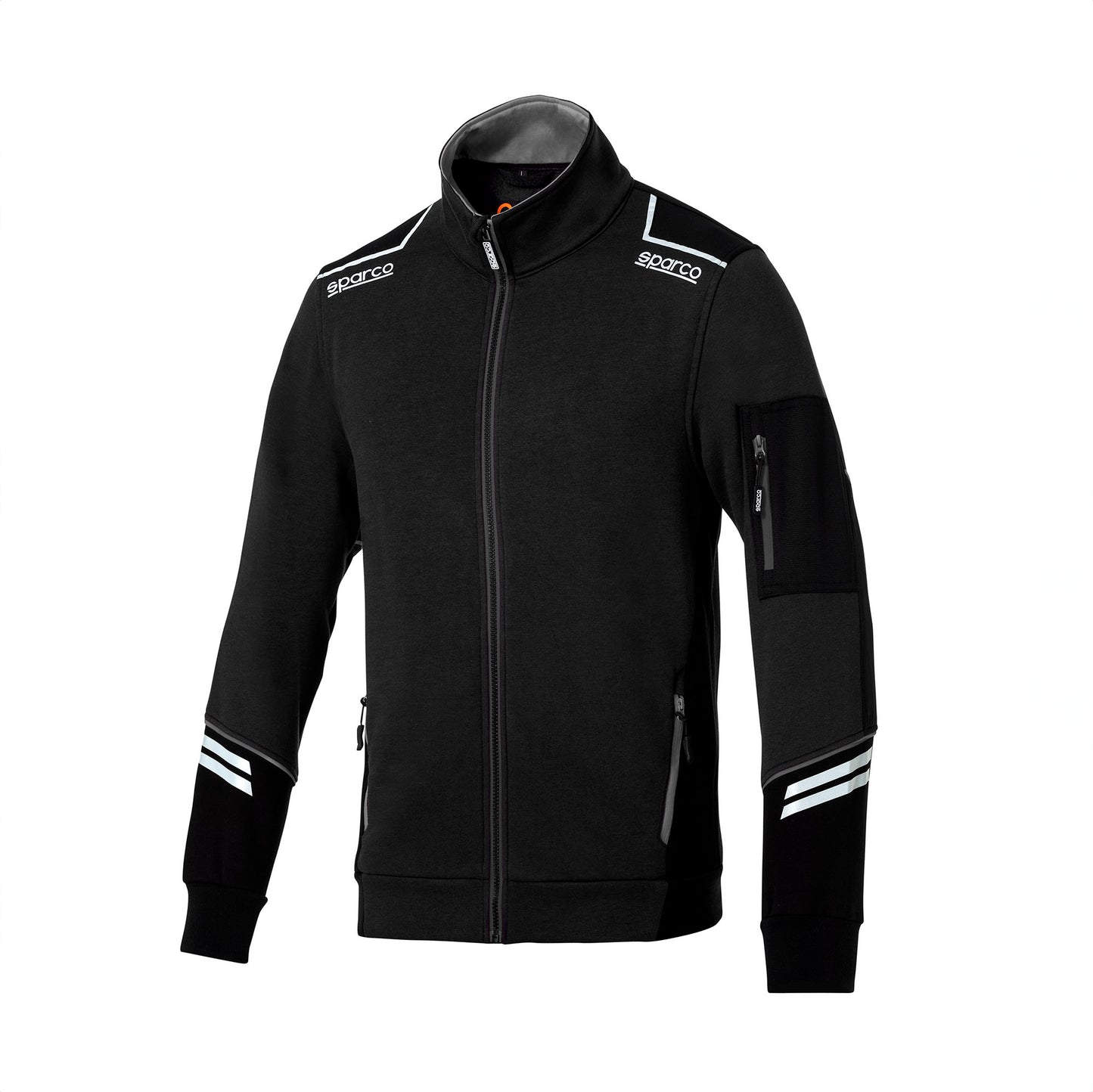 02429 Sparco Tech Zull Zip Jacket Racing Workwear Mechanic Pitcrew Teamwear