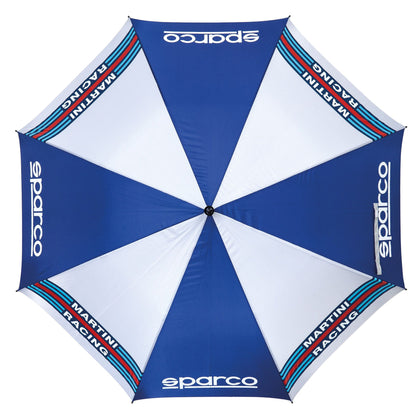 Sparco Martini Racing Umbrella Large Golf Size 130cm Blue/White Genuine Official