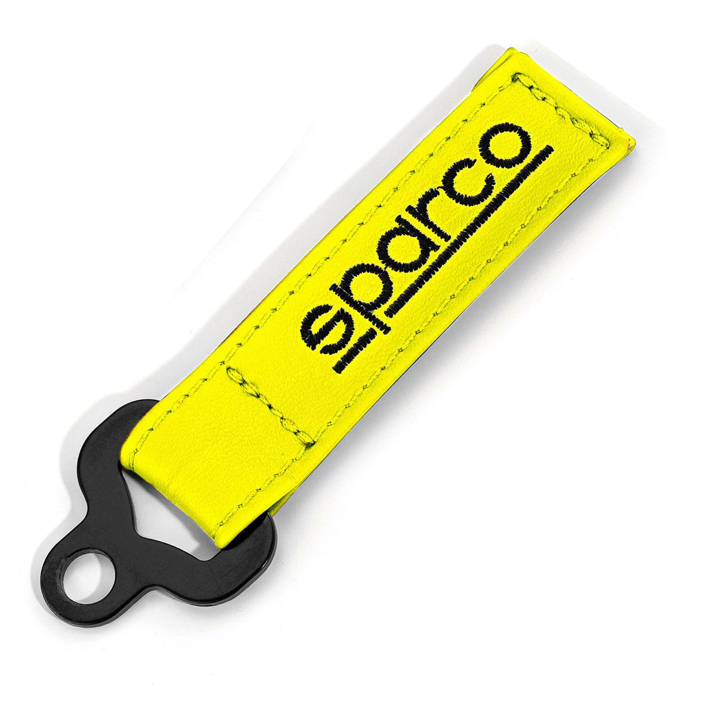 Sparco Racing Leather Keyring Keyfob Key Holder Mini Tow Hook Style in 5 Colours