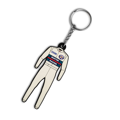 Sparco Martini Racing Suit Keyring Keychain Retro Lancia World Rally Team Gift