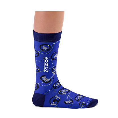 Sparco-Socken mit Lenkrad, kultiges Design, in 2 Größen, offizielles Merchandise-Geschenk