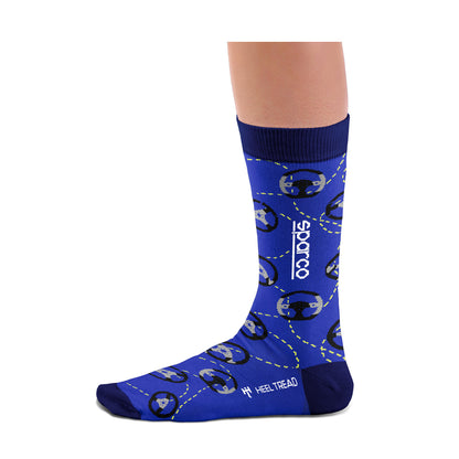 Sparco-Socken mit Lenkrad, kultiges Design, in 2 Größen, offizielles Merchandise-Geschenk