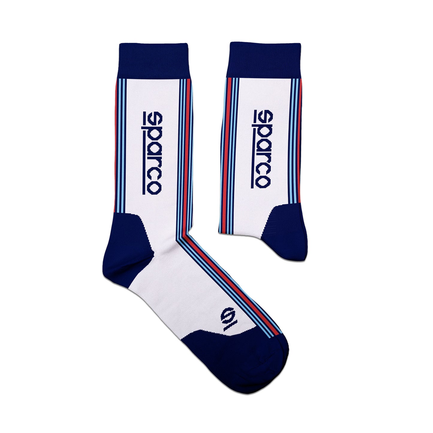 Sparco Martini Racing Socks Iconic Rally Retro Design Official Merchandise Gift