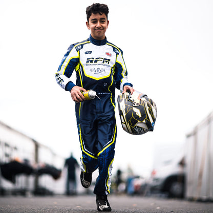 KA0-1735 2026 OMP KS-4 Kids Karting Suit Overalls Boys Child Youth Entry Level