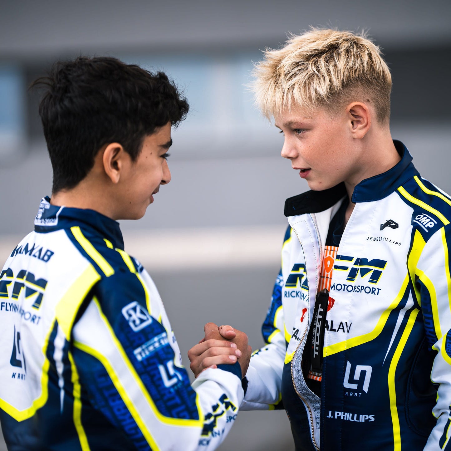 KA0-1735 2026 OMP KS-4 Karting Suit Overalls Latest Entry Level Indoor Beginner