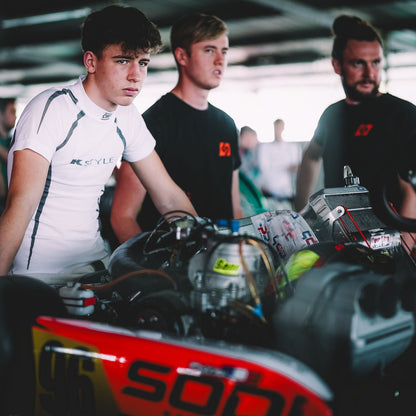 KK0-4010 2026 OMP Karting Padded Knee Pads Kart Driver Protection Fire Retardent