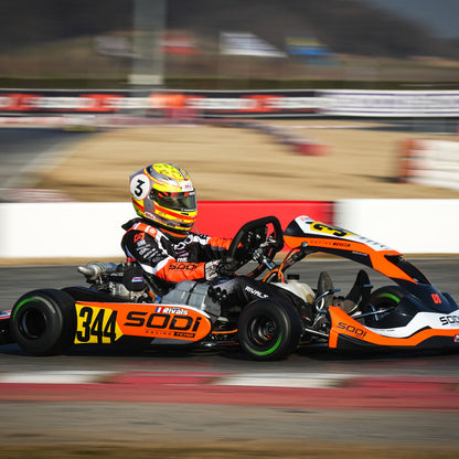 KK0-4010 2026 OMP Karting Padded Knee Pads Kart Driver Protection Fire Retardent