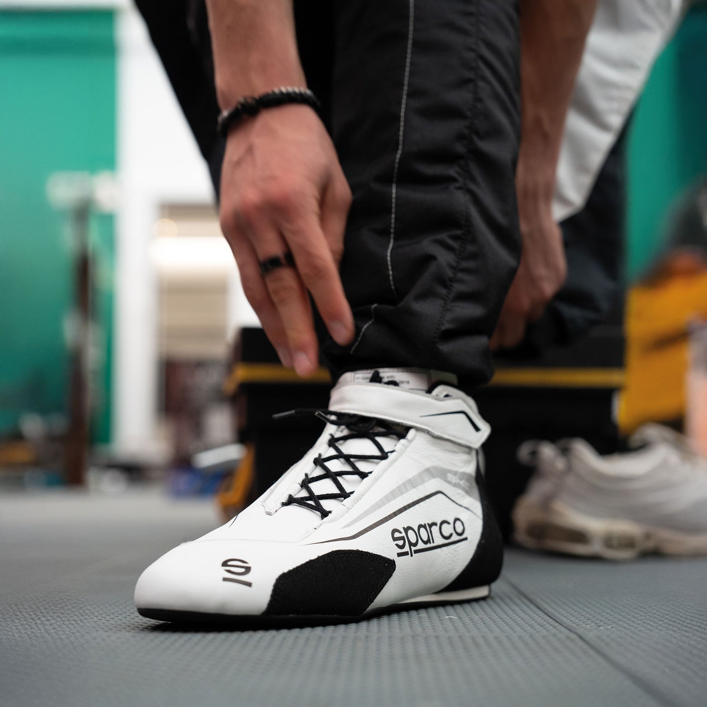 Sparco K-RAPID Karting Boots Shoes Lace Up Version FIA 8877 Approved Spec