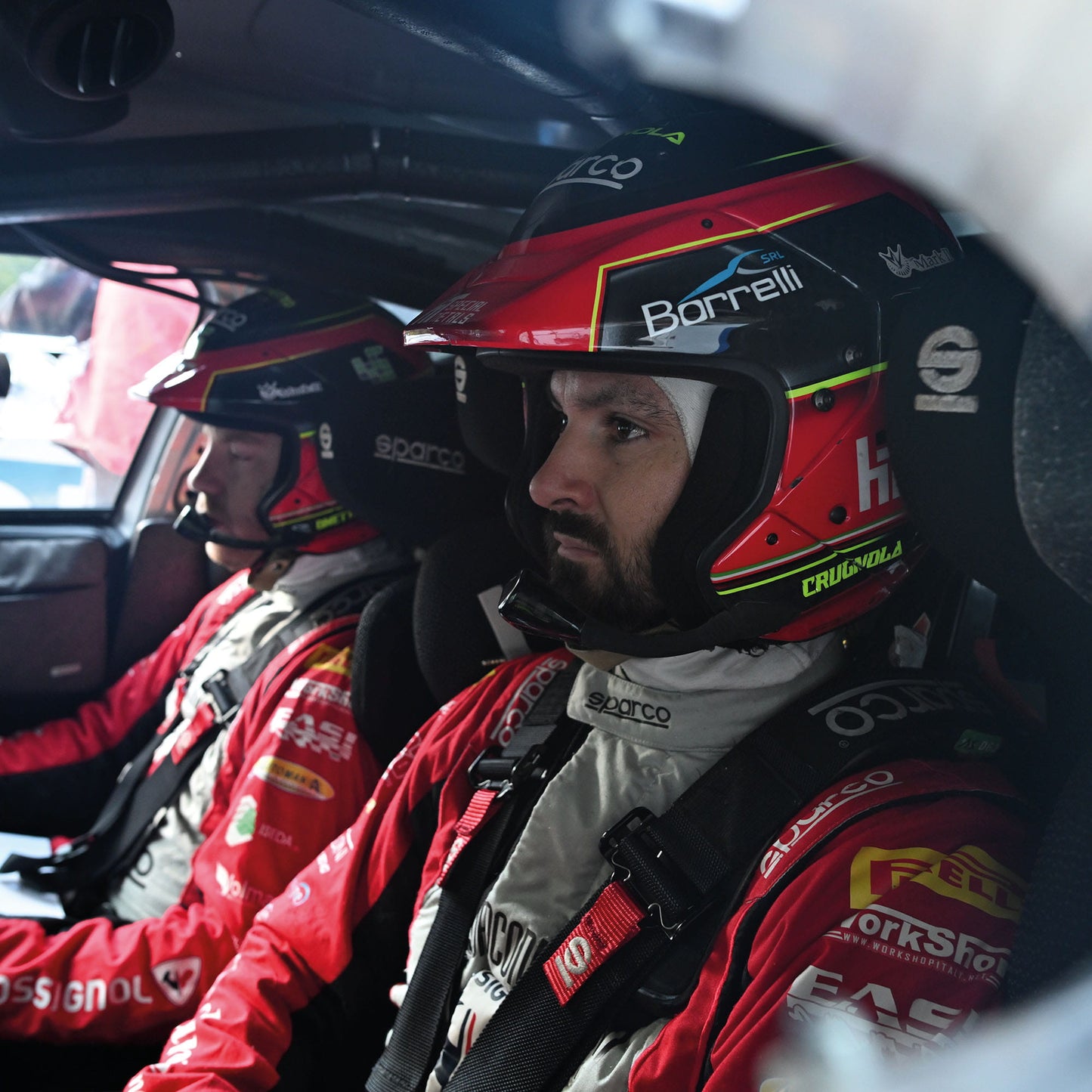 Sparco J-PRO Helmet Optional Clear Visor Full Face Design for Scooters