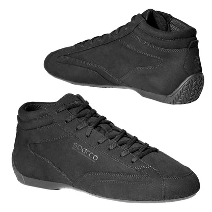 2026 Sparco S-DRIVE MID SUEDE Mid Cut Shoes Racing Style Track Days Leisure