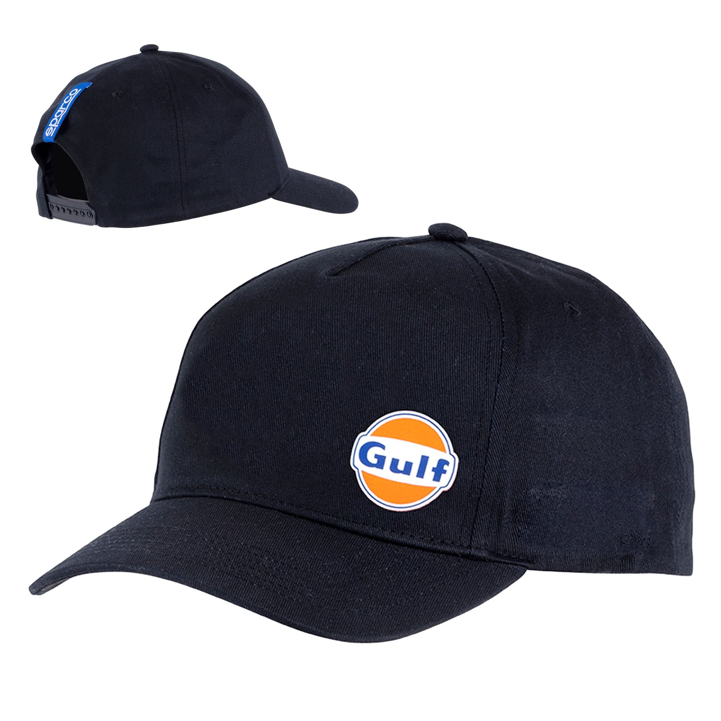 Sparco Gulf Racing Baseball Cap 100% Cotton OSFM Genuine Team Merchandise