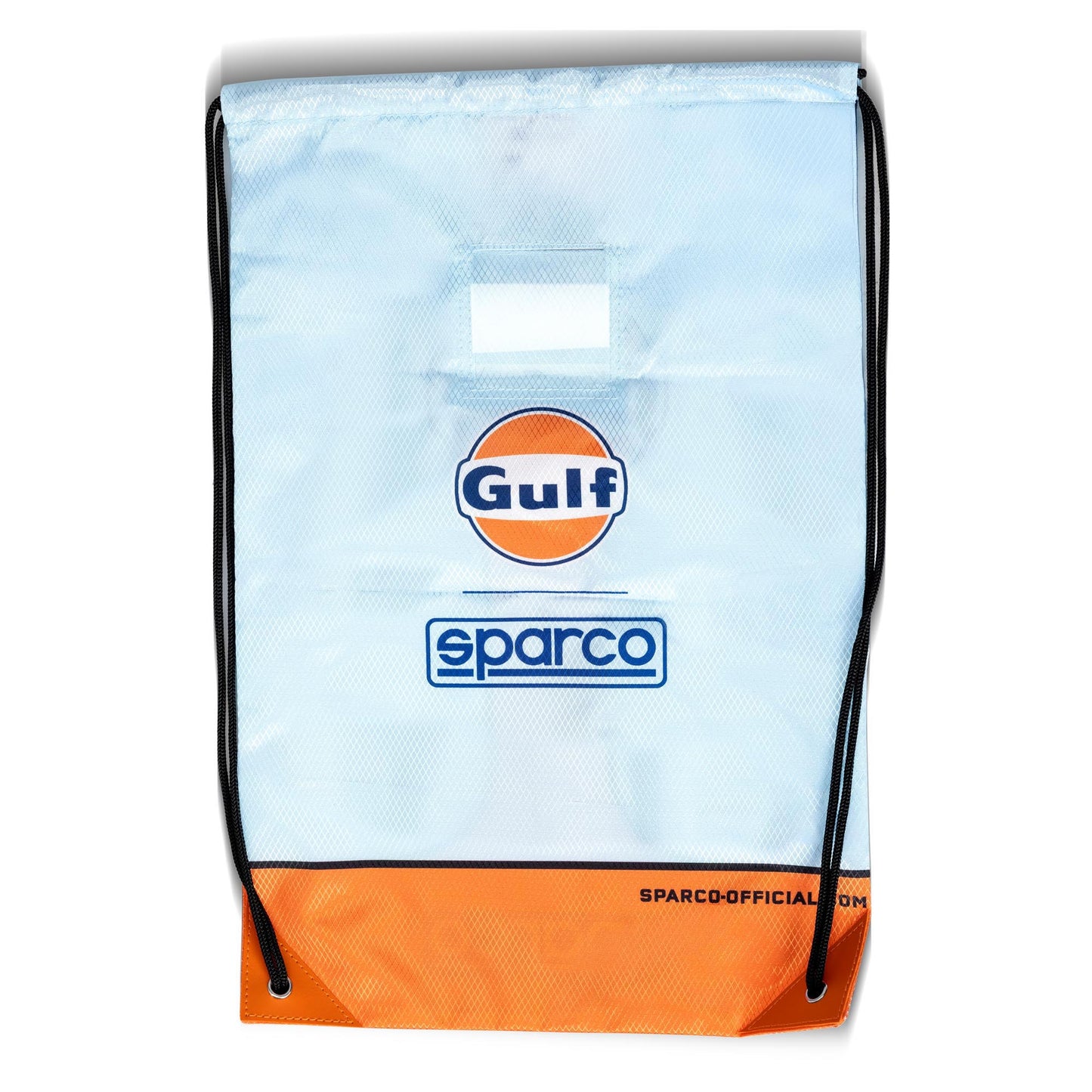 2026 Sparco Gulf Racing Drawstring Shoe Bag for Racing Boots Size 33x51cm