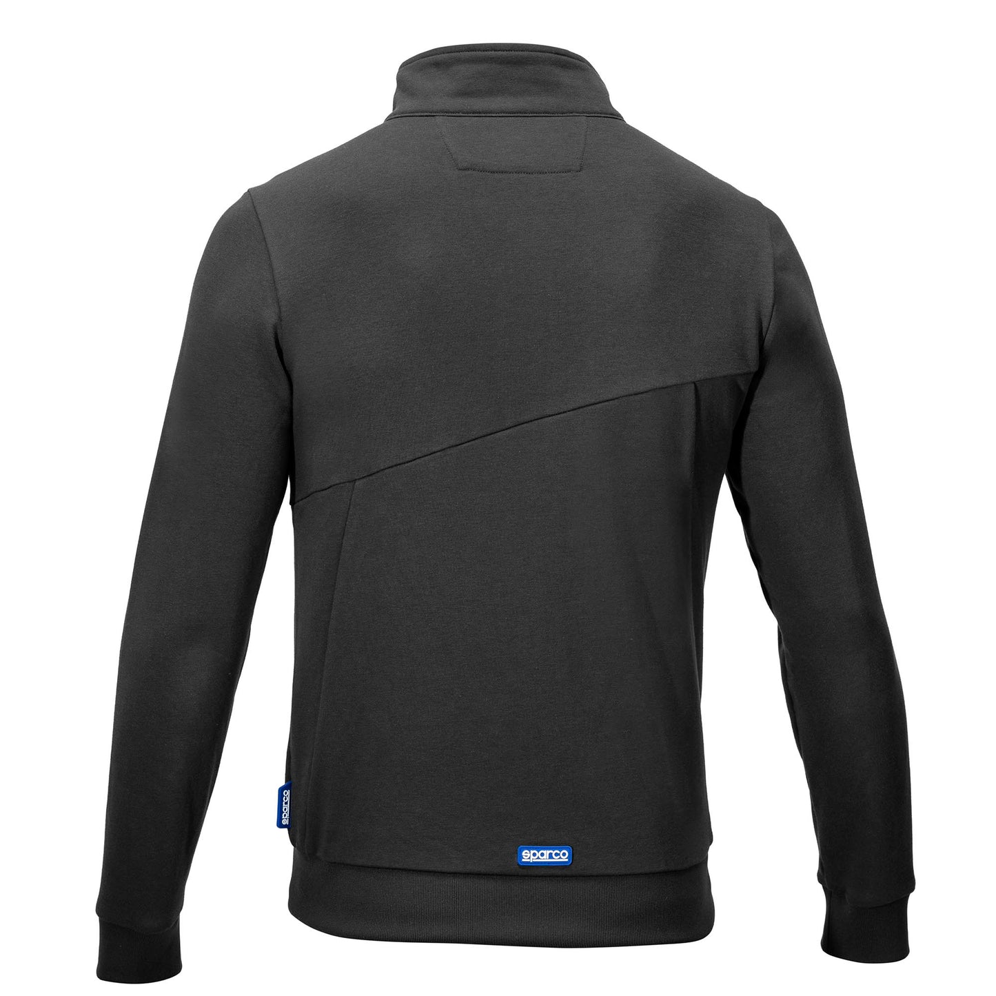 2026 SPARCO GRIT SWEATSHIRT FLL ZIP PLATA