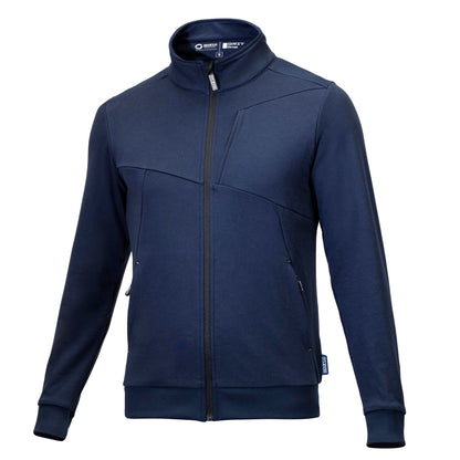 2026 SPARCO GRIT SWEATSHIRT FLL ZIP PLATA