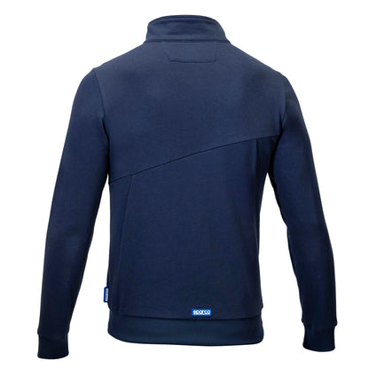 2026 SPARCO GRIT SWEATSHIRT FLL ZIP PLATA