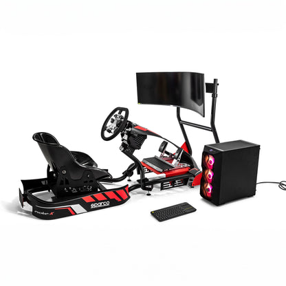 Sparco Gaming EVOLVE KART PRO RIG II Kart-Rennsimulations-Simulator-Paket