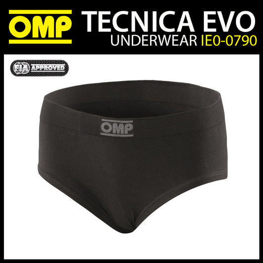 OMP Tecnica Evo Womens Briefs Knickers Fireproof Race Underwear FIA 8856-2018