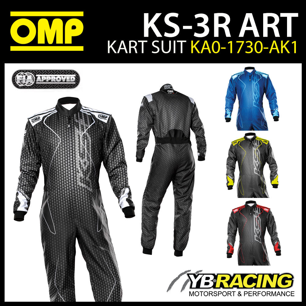 Nouveau! Combinaison Kart OMP KS-3 ART 2023 Karting Racing KS3 CIK-FIA Niveau 2