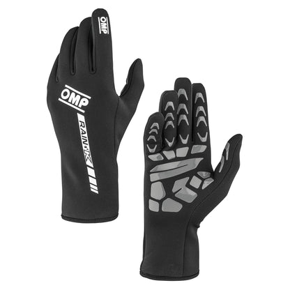 KB0-2758 2026 OMP RAIN-K Karting Gloves Soft Neoprene Waterproof for Wet Race